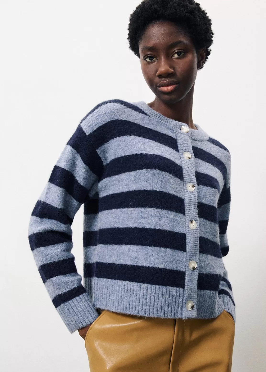 FRNCH Sweaters & Cardigans^MEGANE Cardigan Blue