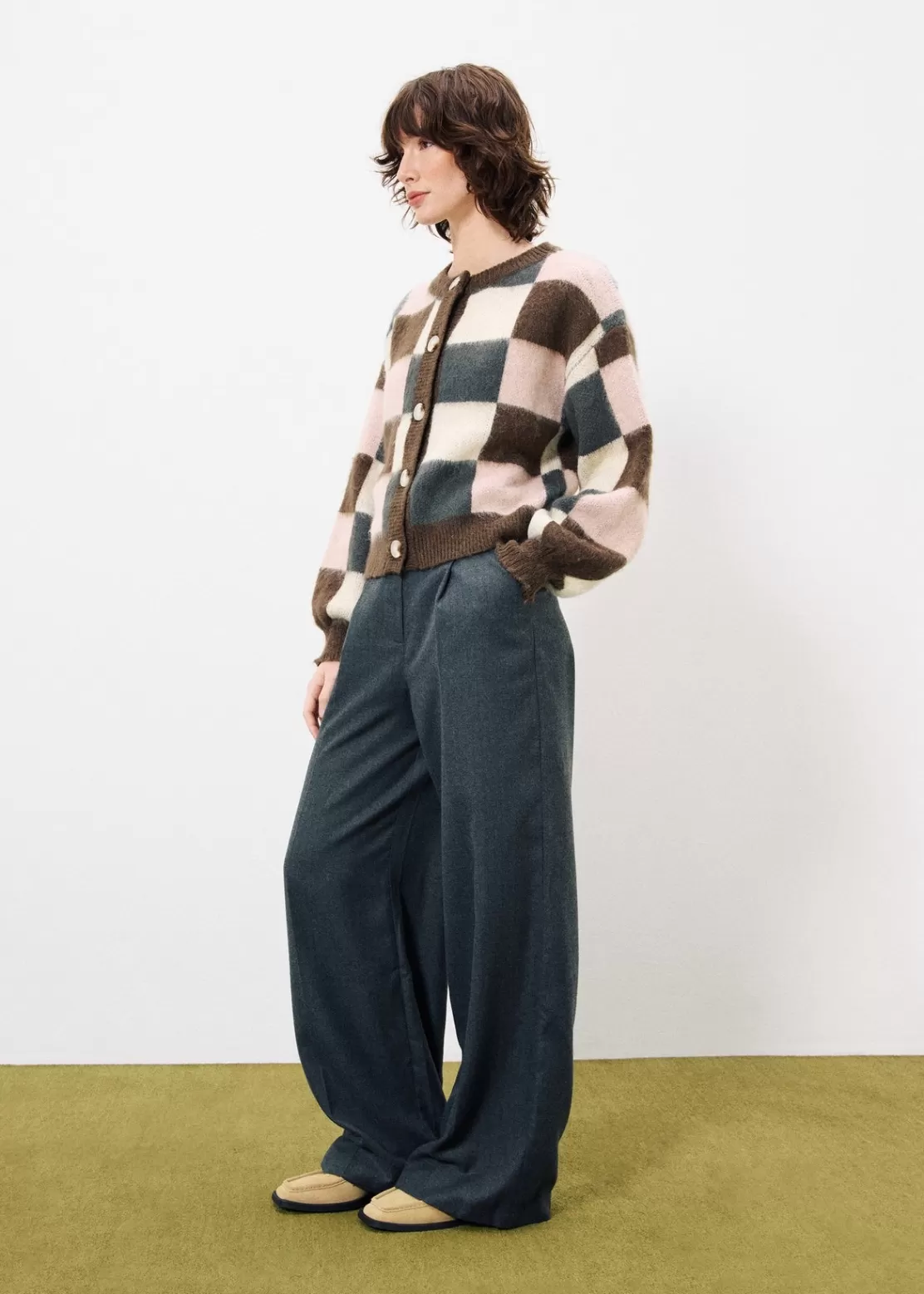 FRNCH Sweaters & Cardigans^MEGANE Cardigan Brown
