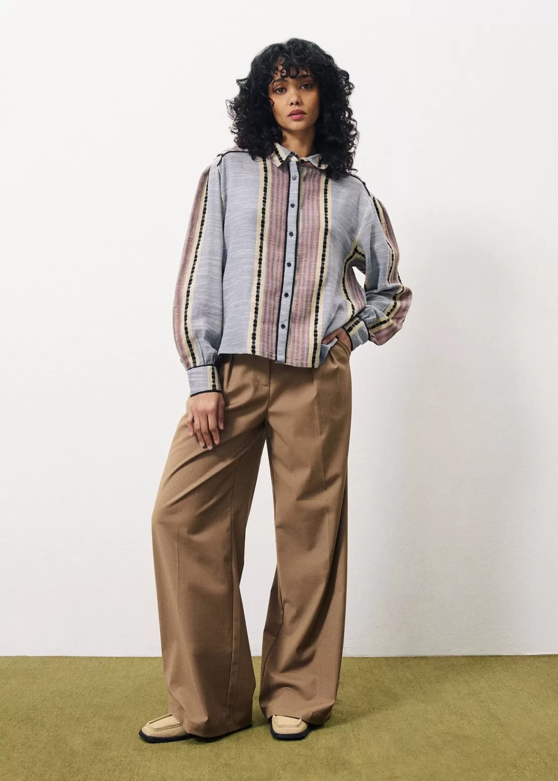 FRNCH Shirts & Tops^MIRA Shirt Blue