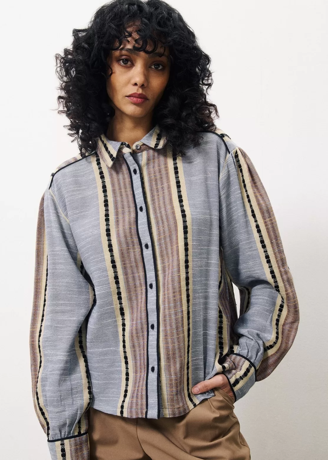 FRNCH Shirts & Tops^MIRA Shirt Blue