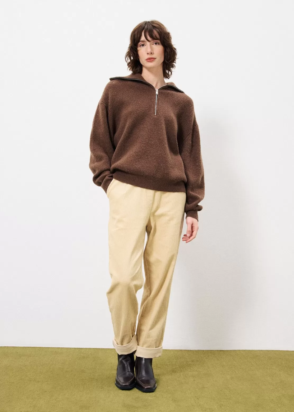 FRNCH Sweaters & Cardigans^NAEMI Sweater Brown