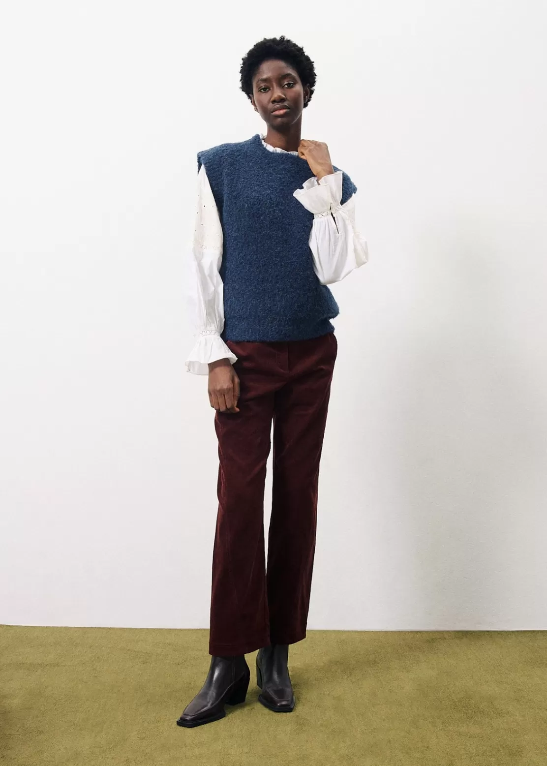 FRNCH Sweaters & Cardigans^NAGIA Cardigan Blue