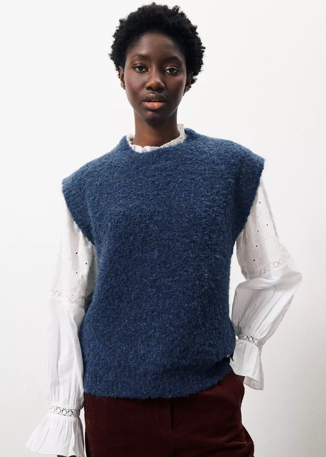 FRNCH Sweaters & Cardigans^NAGIA Cardigan Blue