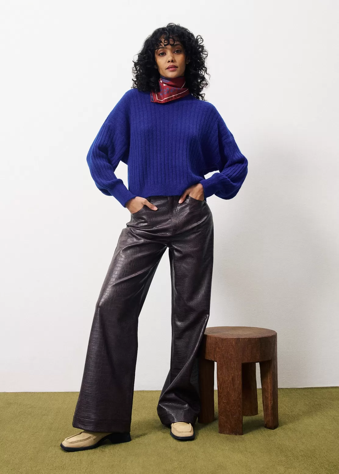 FRNCH Sweaters & Cardigans^NAICHA Sweater Blue