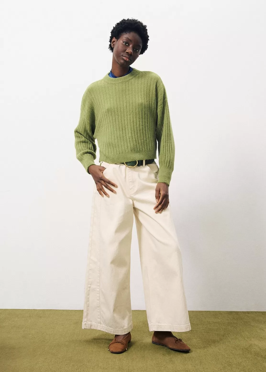 FRNCH Sweaters & Cardigans^NAICHA Sweater Green