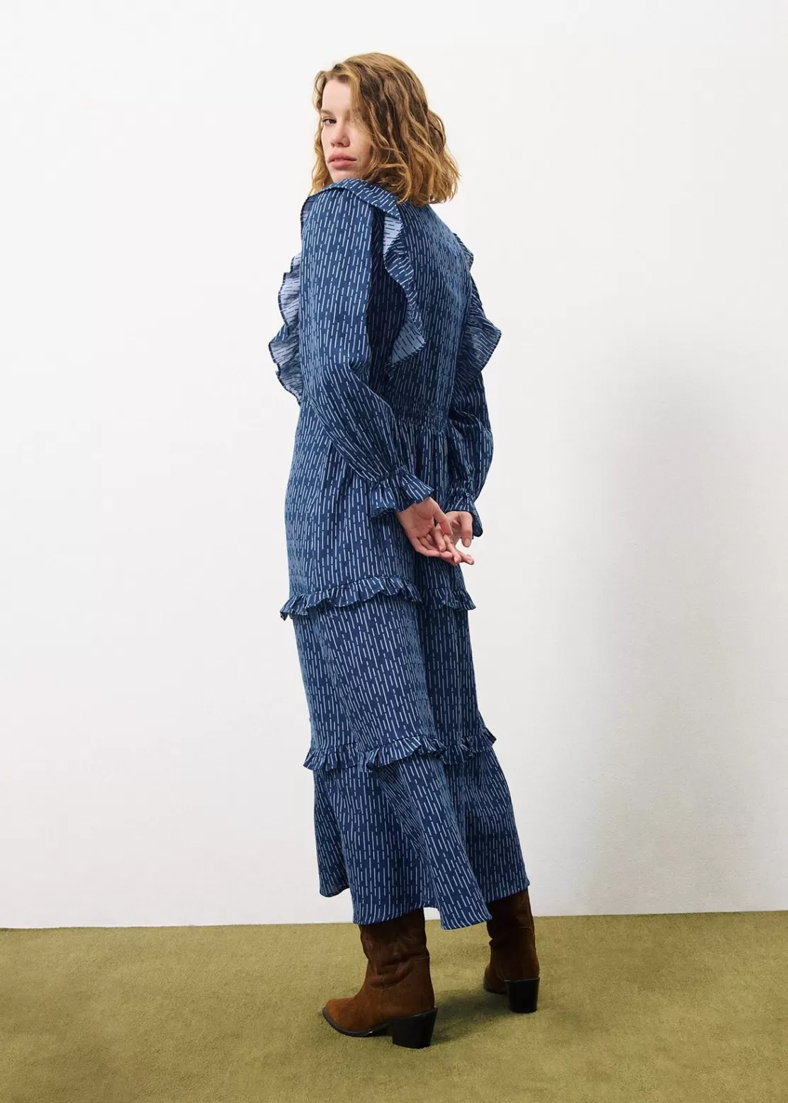 FRNCH Dresses^NAIS Dress Blue