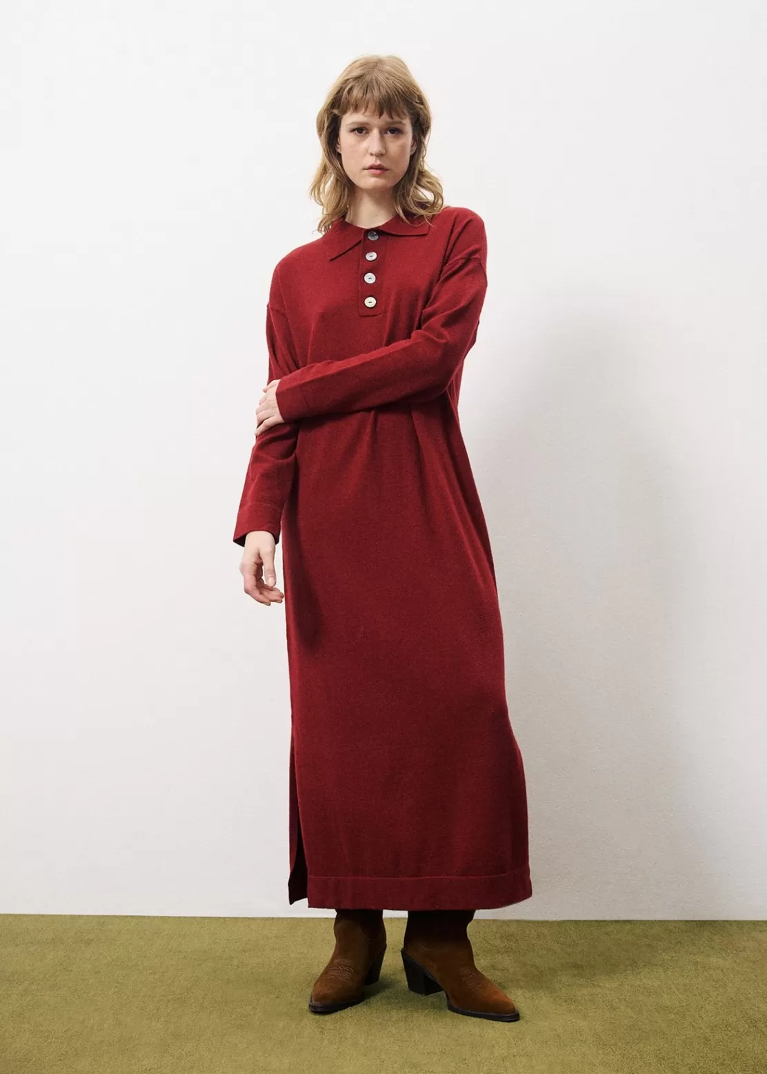 FRNCH Dresses^NESLIE Dress Red