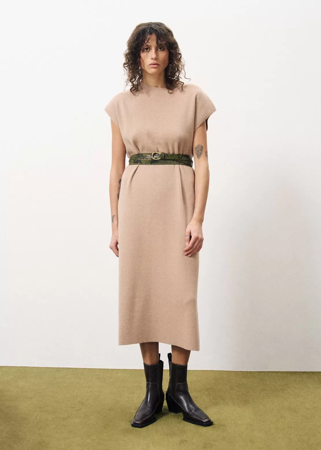 FRNCH Dresses^NORANE Dress Brown