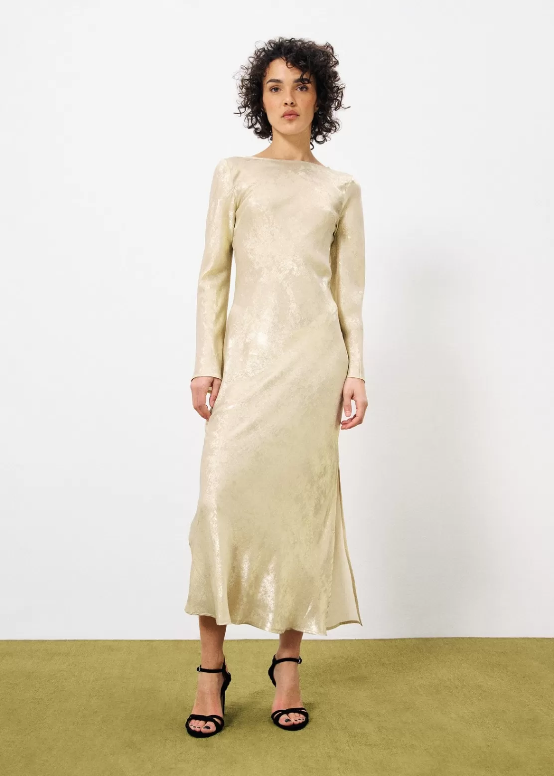 FRNCH Dresses^PAMELIA Dress Beige