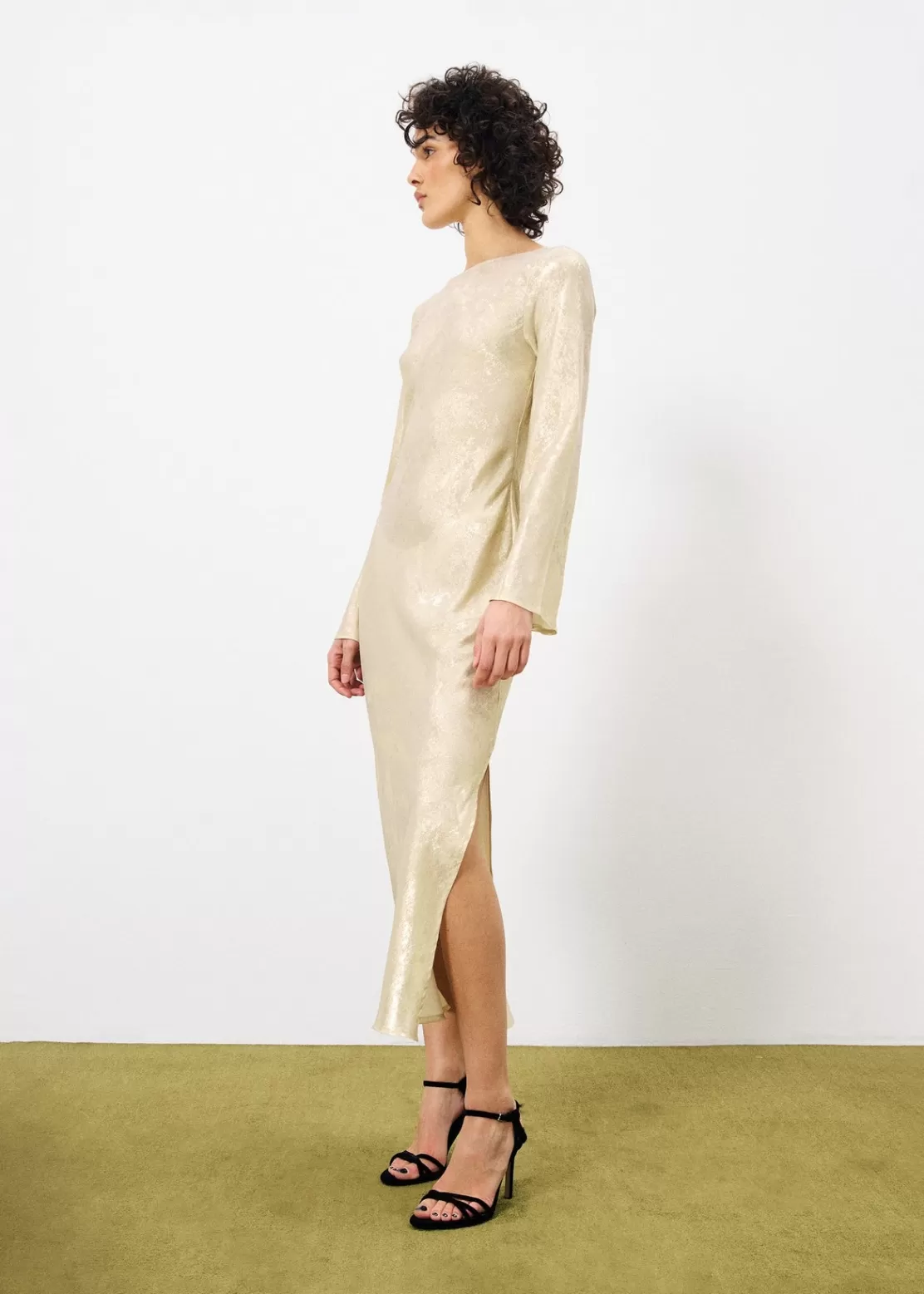 FRNCH Dresses^PAMELIA Dress Beige