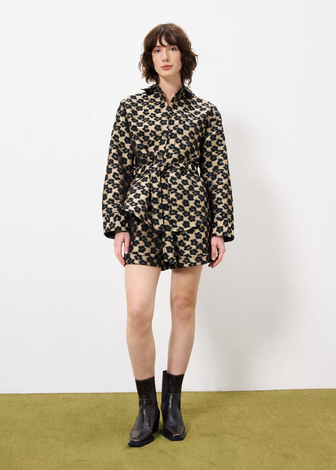 FRNCH Coats & Jackets^PANDORE Overshirt Brown