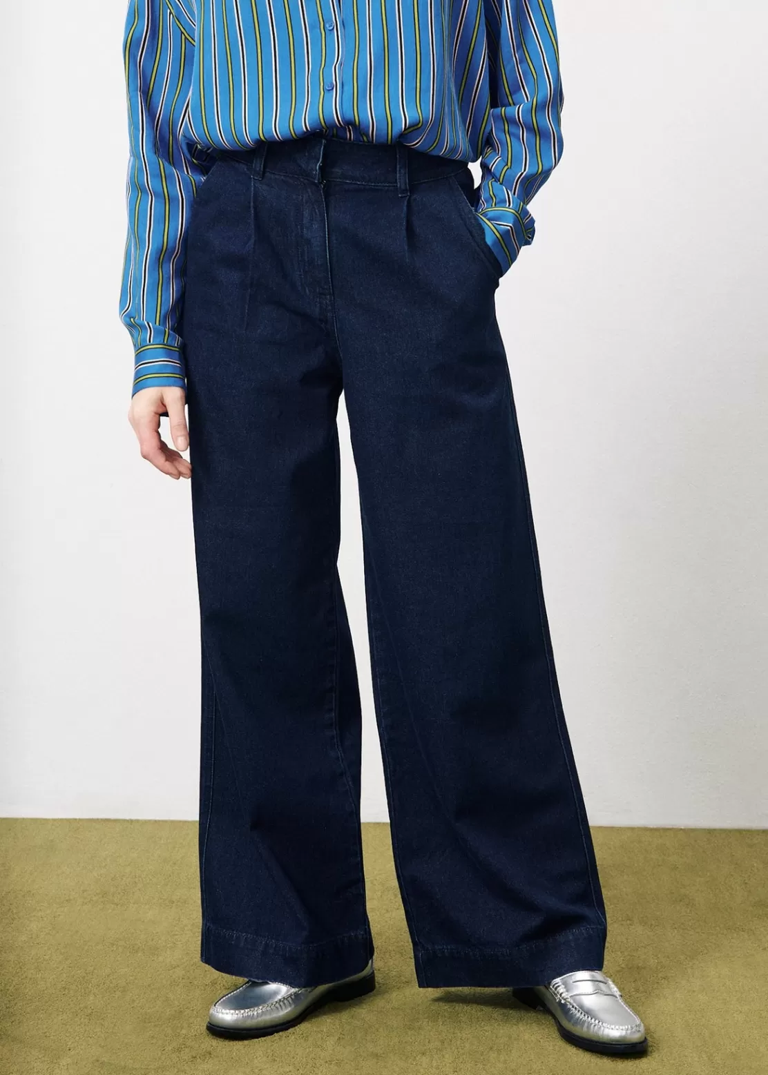 FRNCH Pants & Shorts^PATIENCE Pants Blue