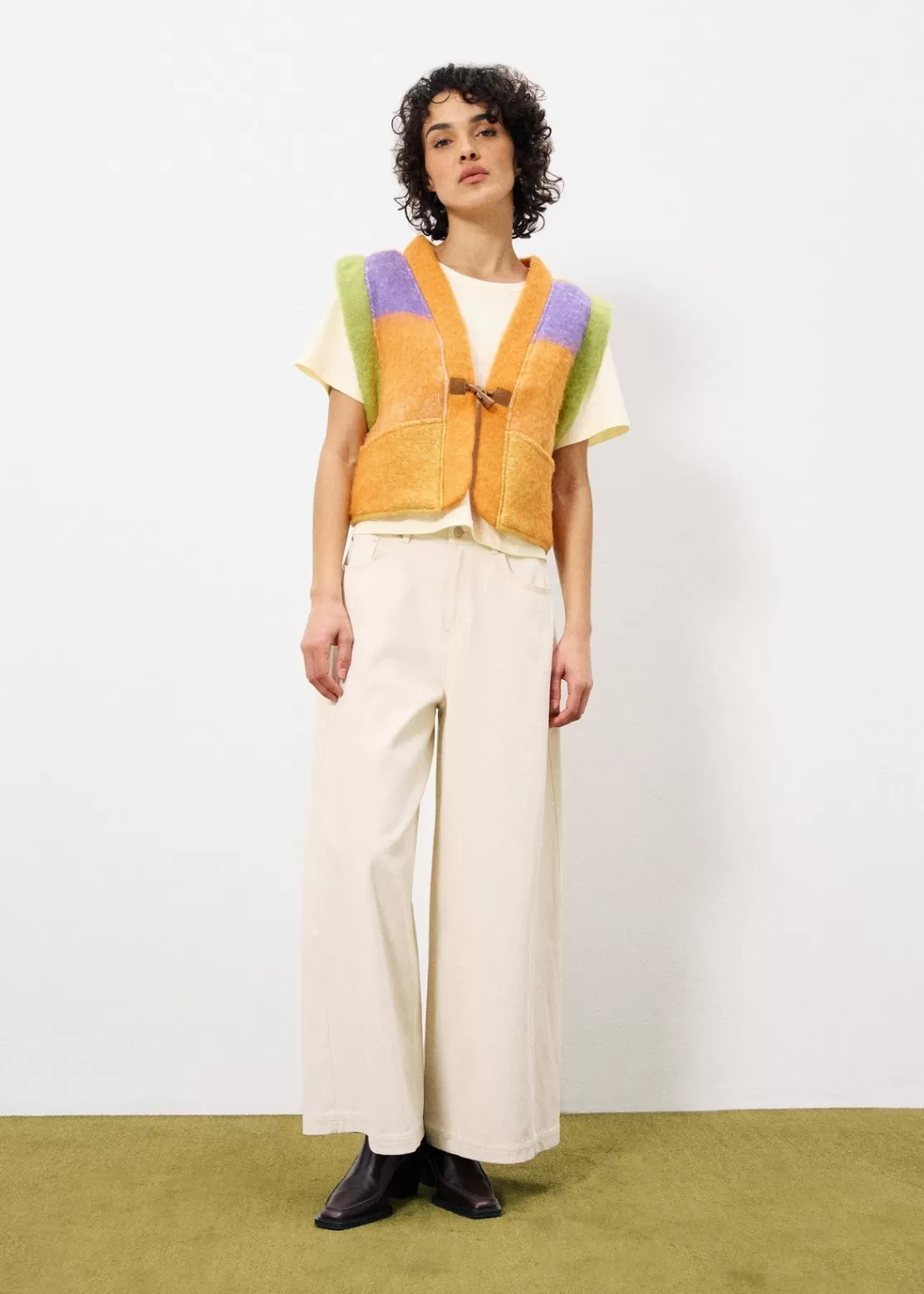 FRNCH Sweaters & Cardigans^PAULINA Cardigan Multicoloured