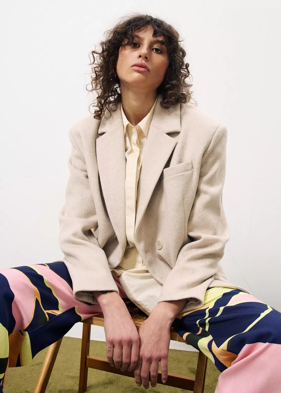 FRNCH Coats & Jackets^PENDA Blazer Beige