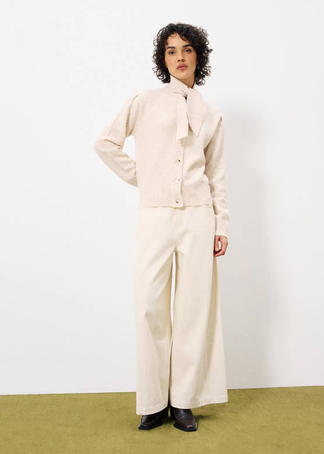 FRNCH Sweaters & Cardigans^PERLINE Cardigan Beige