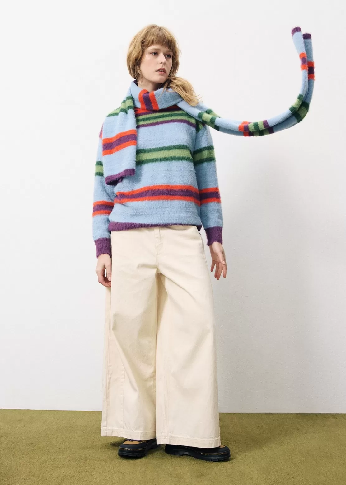 FRNCH Accessories^PHOEBY Scarf Blue