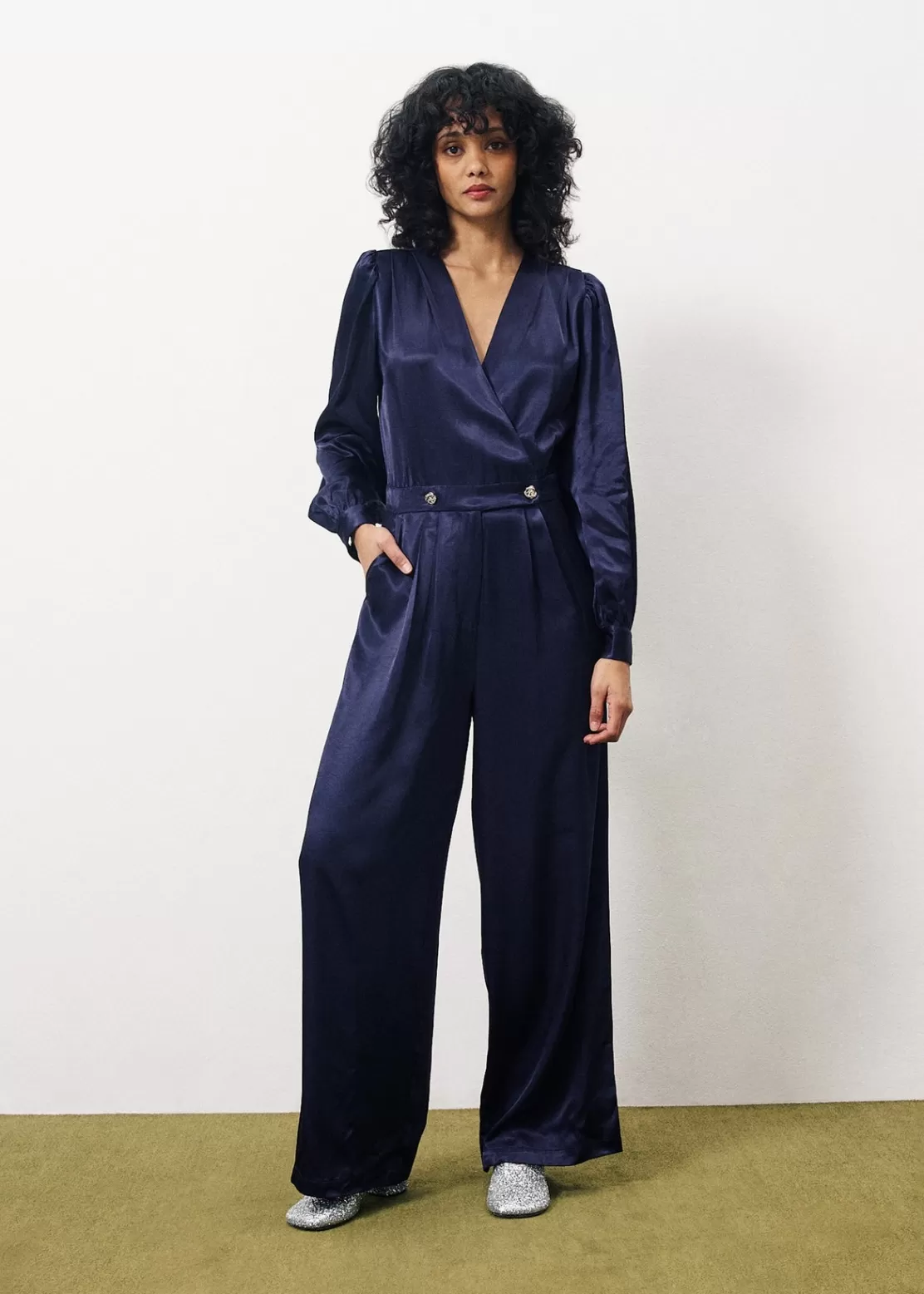 FRNCH Jumpsuits & Overalls^RACHELLE Jumpsuit Blue