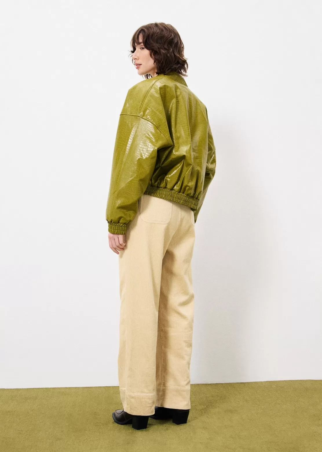 FRNCH Coats & Jackets^RITA Bomber Jacket Green