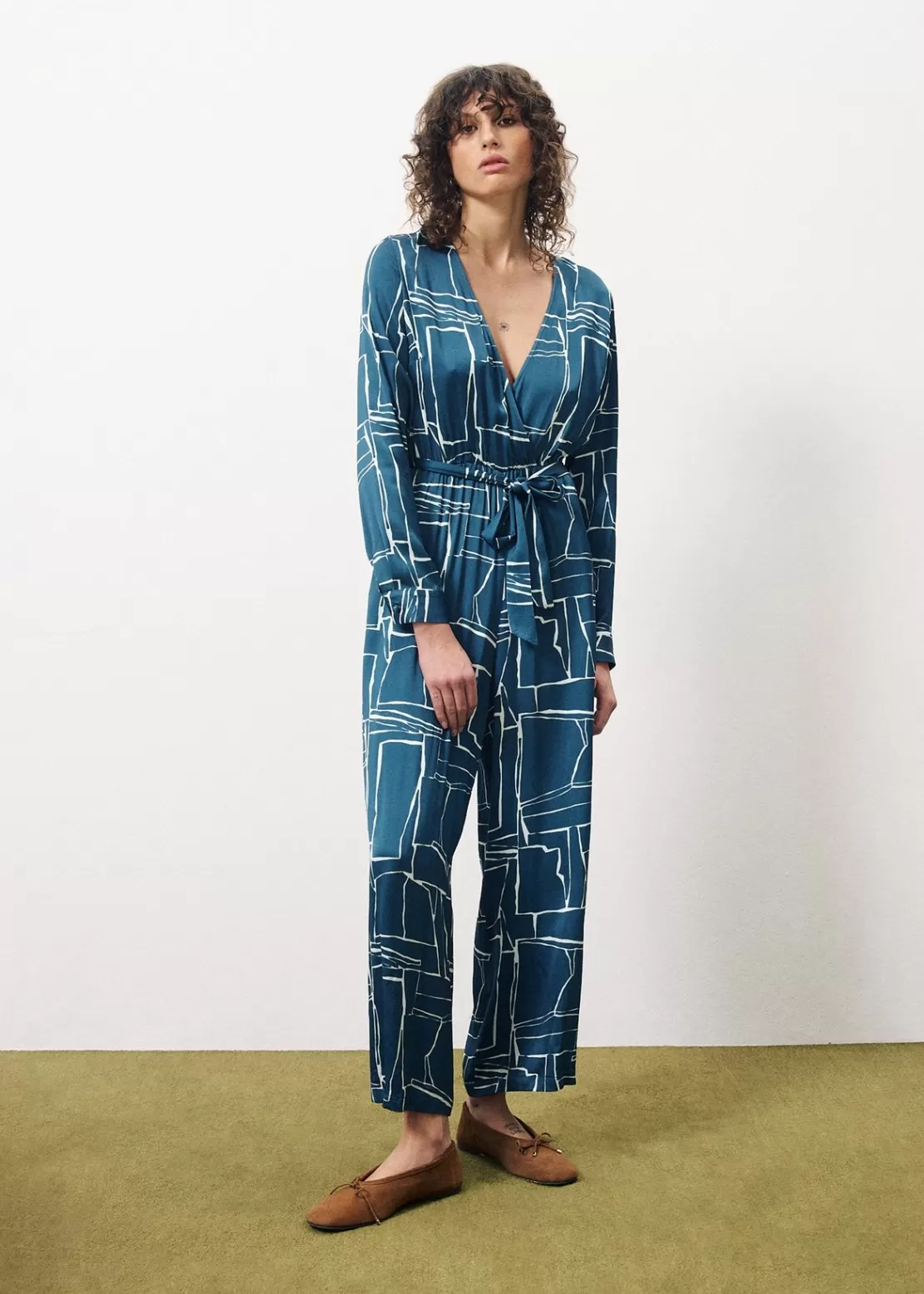 FRNCH Jumpsuits & Overalls^SELYNA Jumpsuit Blue