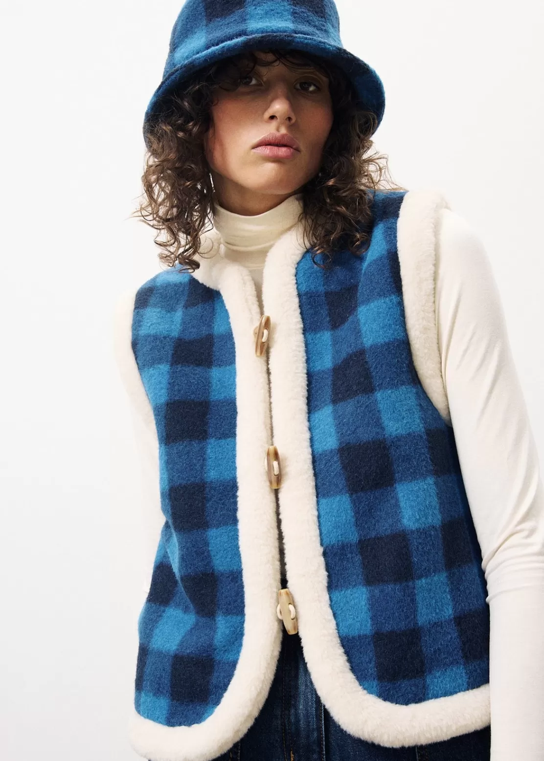 FRNCH Sweaters & Cardigans^SIMONE Cardigan Blue