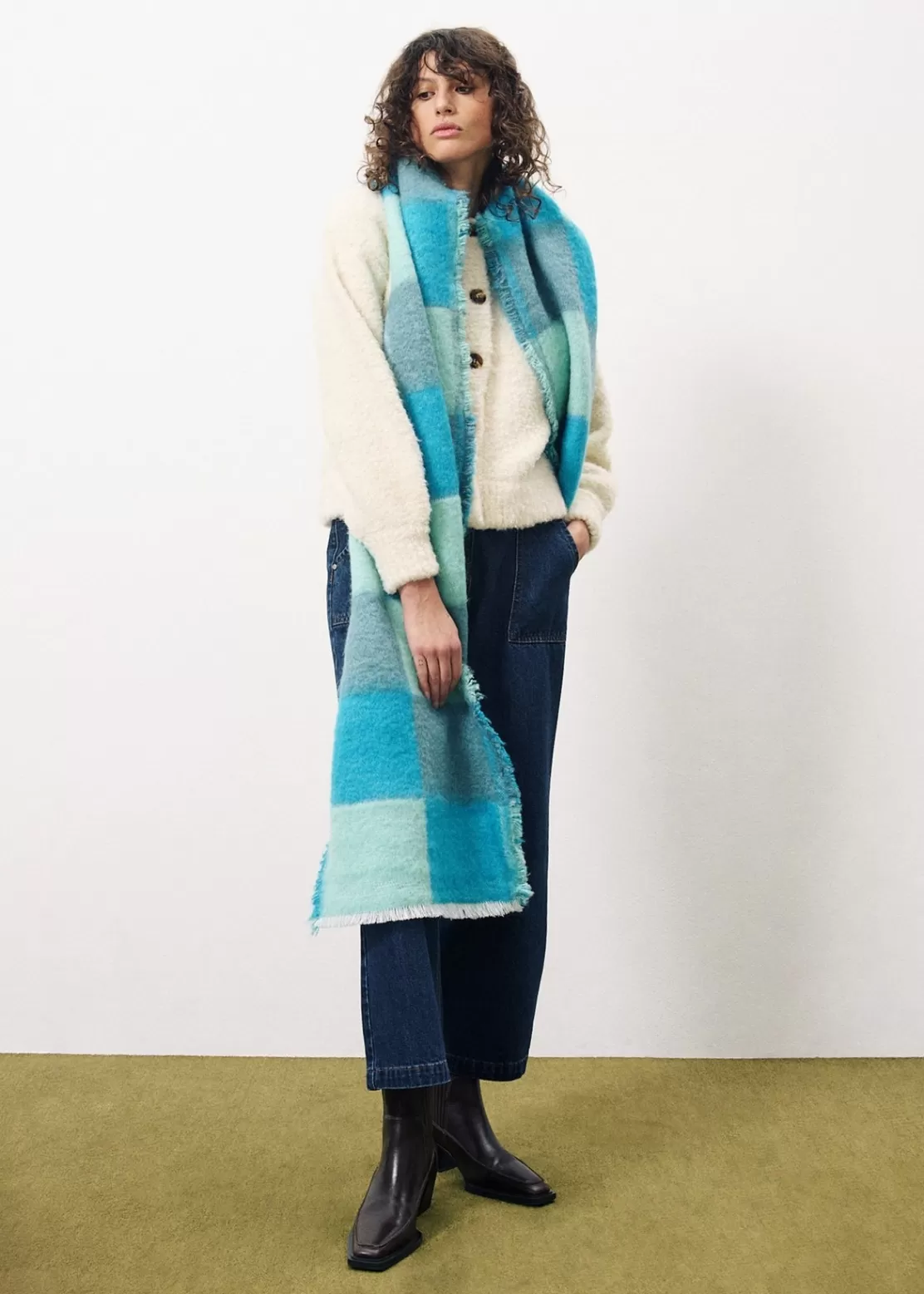 FRNCH Accessories^WINNIE Scarf Blue