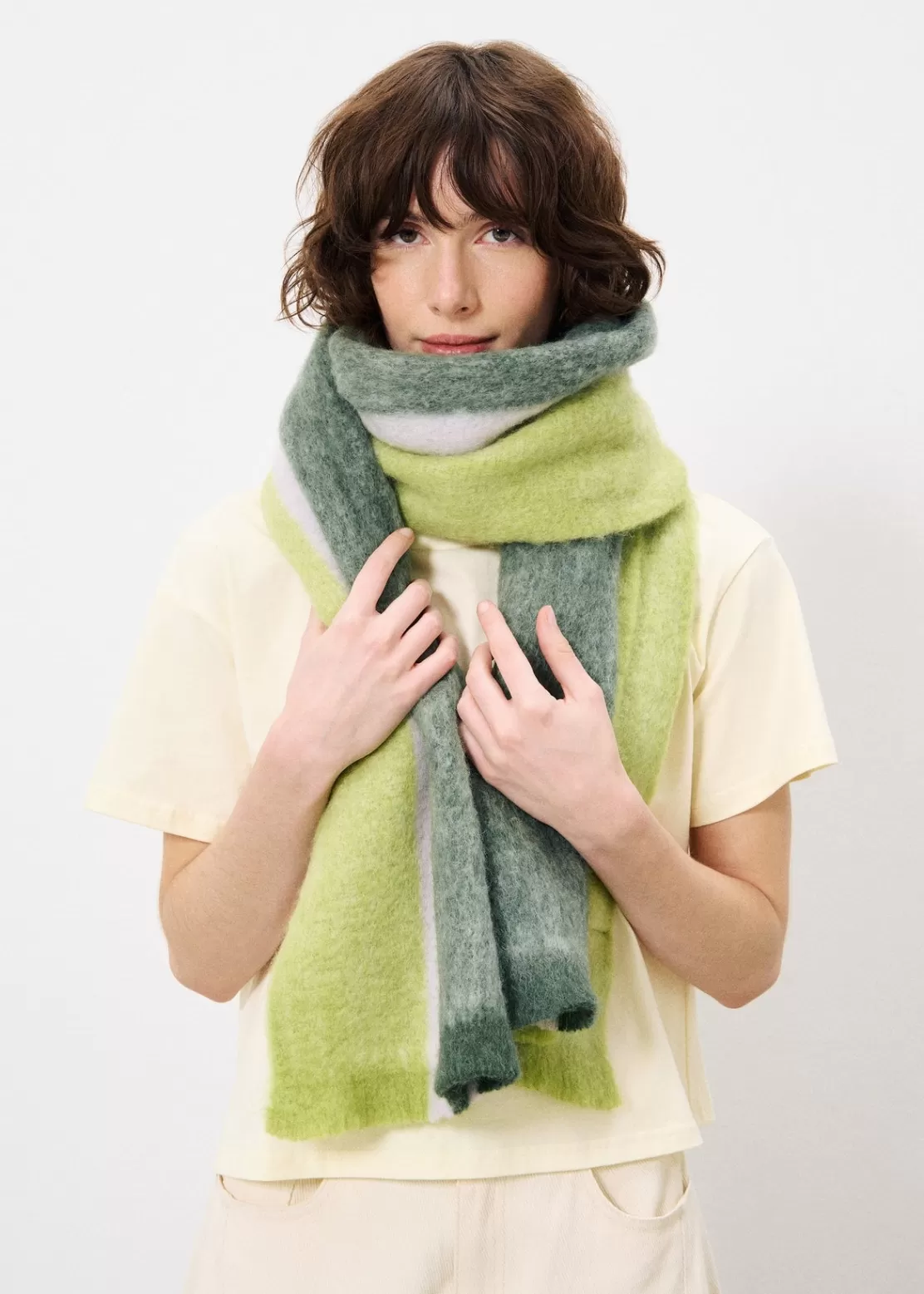 FRNCH Accessories^WINNIE Scarf Green